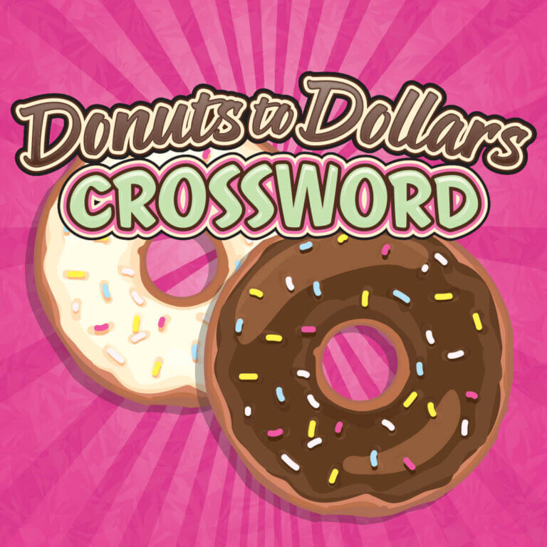 Donuts To Dollars Crossword Tile