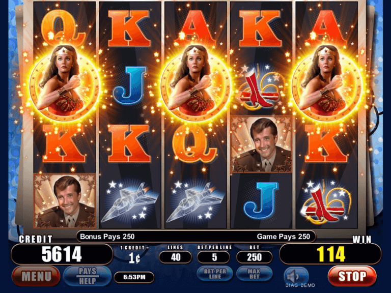 Wonder Woman Wild Video Lottery Video Poker Line Games And More