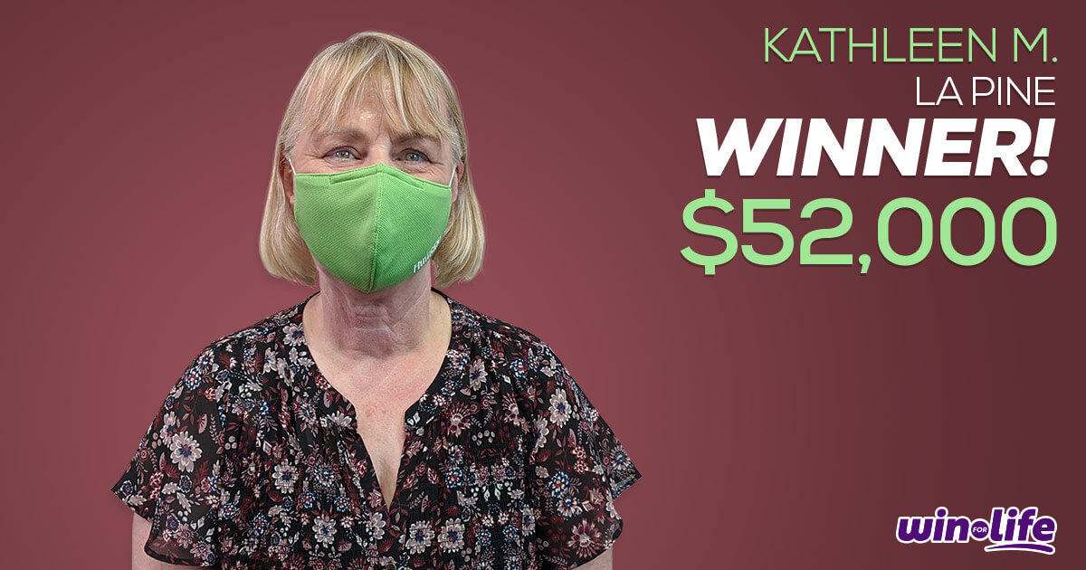 Kathleen M. Win For Life Winner Oregon Lottery