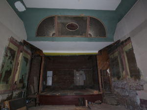 Theater interior under renovation