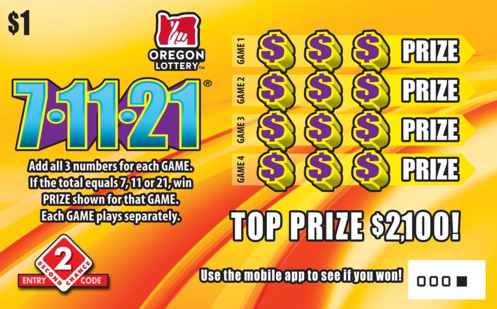 71121 Lottery Scratch Tickets Oregon State Lottery