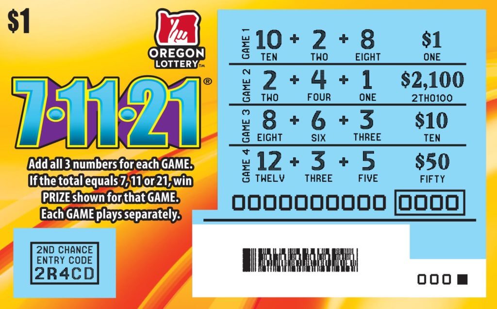 71121 Lottery Scratch Tickets Oregon State Lottery
