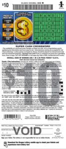 Super Cash Crossword Back
