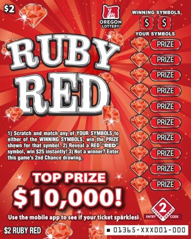 Ruby Red – Lottery Scratch Tickets | Oregon Lottery