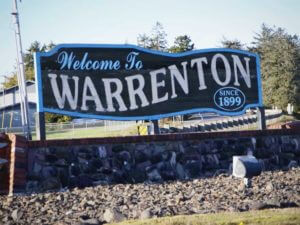 Welcome to Warrenton sign
