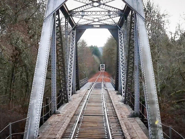 Coos Bay Rail Line train trestle