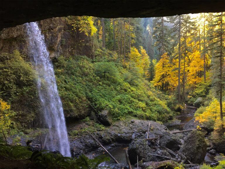 Silver Falls State Park in autumn