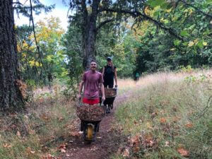 Restoration work on Mt. Pisgah