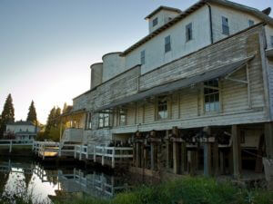 Side view of Thompson's Mills