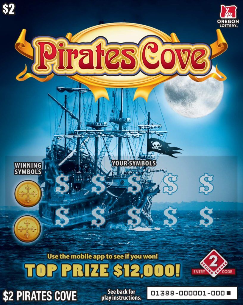 Pirates Cove Lottery Scratch Tickets Oregon Lottery