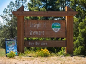 Joseph Stewart Park sign