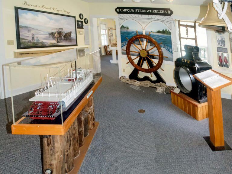 Umpqua Lighthouse museum exhibits