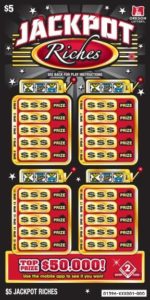 Jackpot Riches ticket front