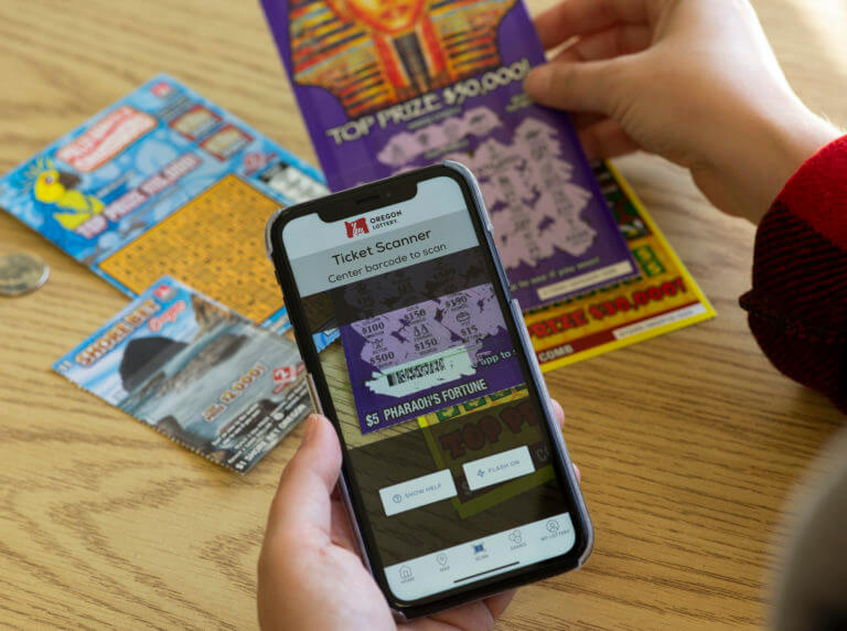 Scanning scratch-it ticket with the mobile app