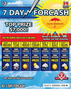 7 Day Forcash ticket