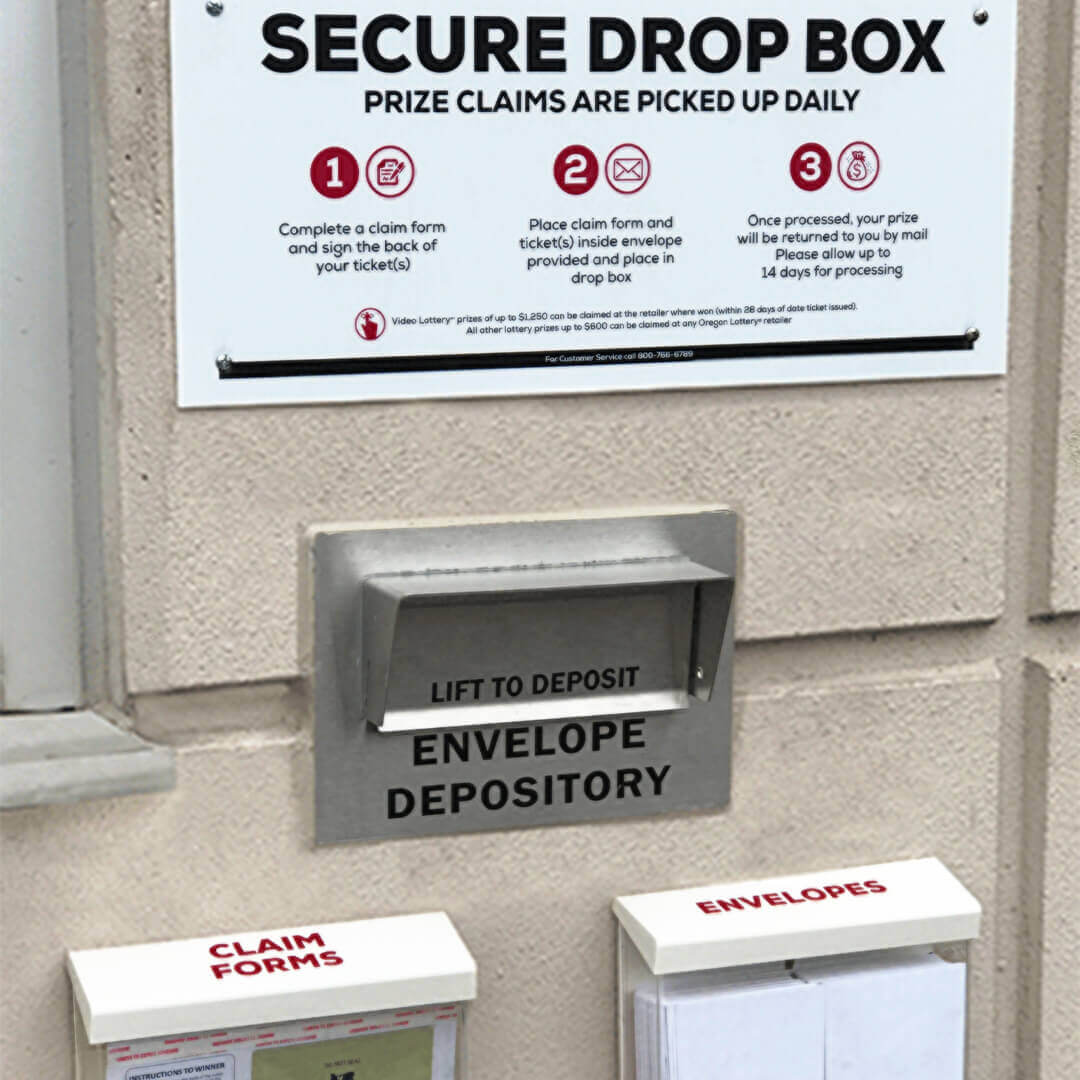 Prize Claim Drop Box Now Available in Salem Oregon Lottery