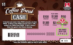Coffee Break Cash scratched