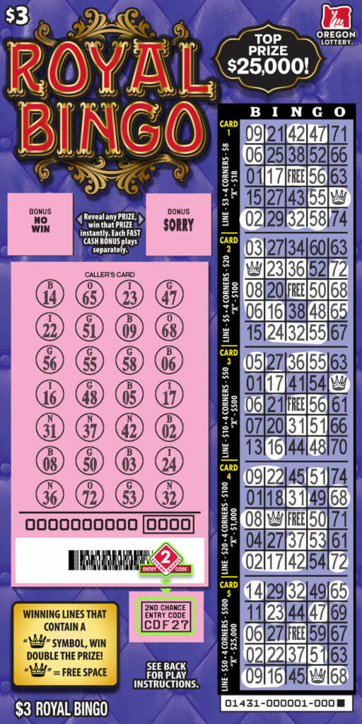 Royal Bingo - Lottery Scratch Tickets | Oregon Lottery