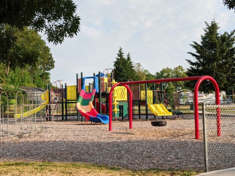 playground at Wildwood Park in Aumsville