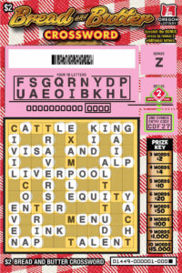 Bread and Butter Crossword scratched