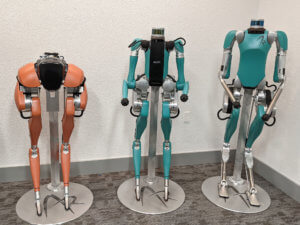 Three robots from oldest to newest