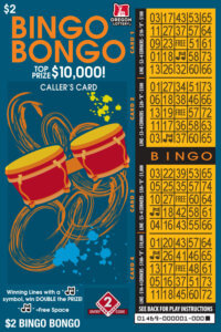Bingo Bongo Ticket Front