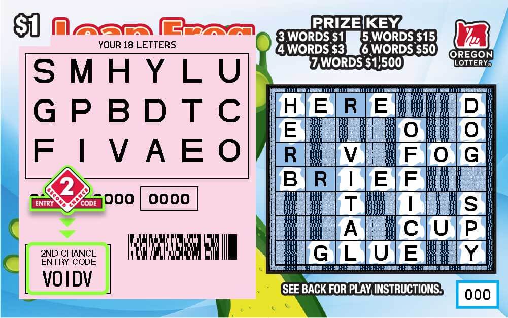 Leap Frog Crossword Lottery Scratch Tickets Oregon Lottery Leap Frog Crossword Lottery Scratch Tickets Oregon Lottery