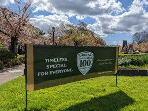 State parks centennial banner