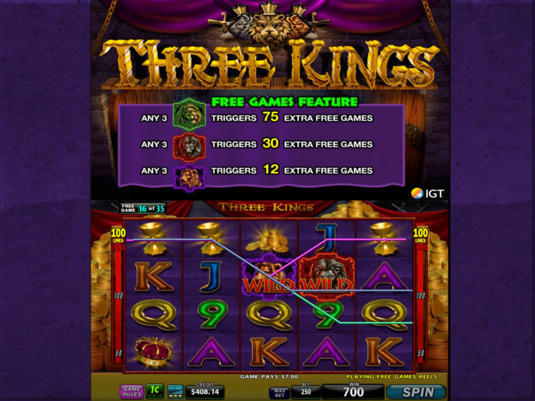 Three Kings Game Screen 1