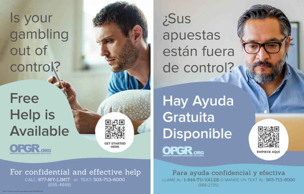 English and Spanish language ads