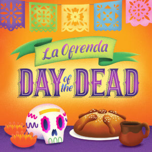 La Ofrenda Day of the Dead Tile