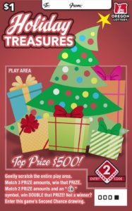 Holiday Treasures Ticket Front