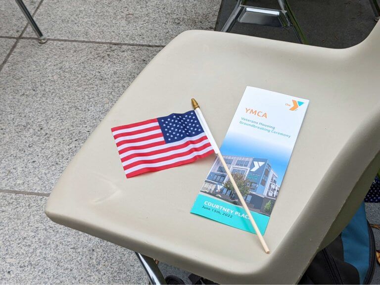 Event program and hand-held flag