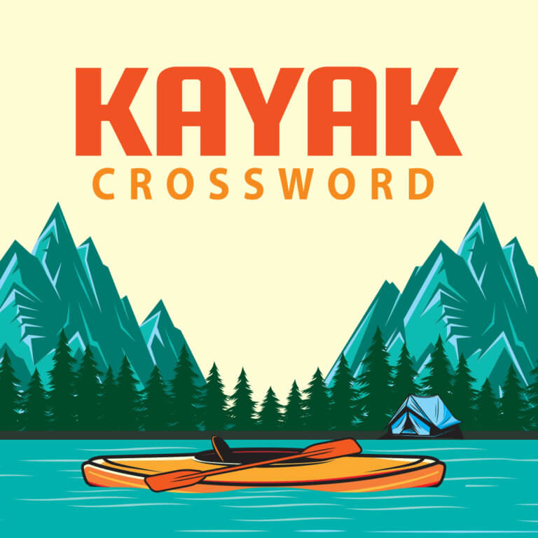 Kayak Crossword Tile