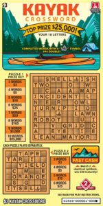 Kayak Crossword Front