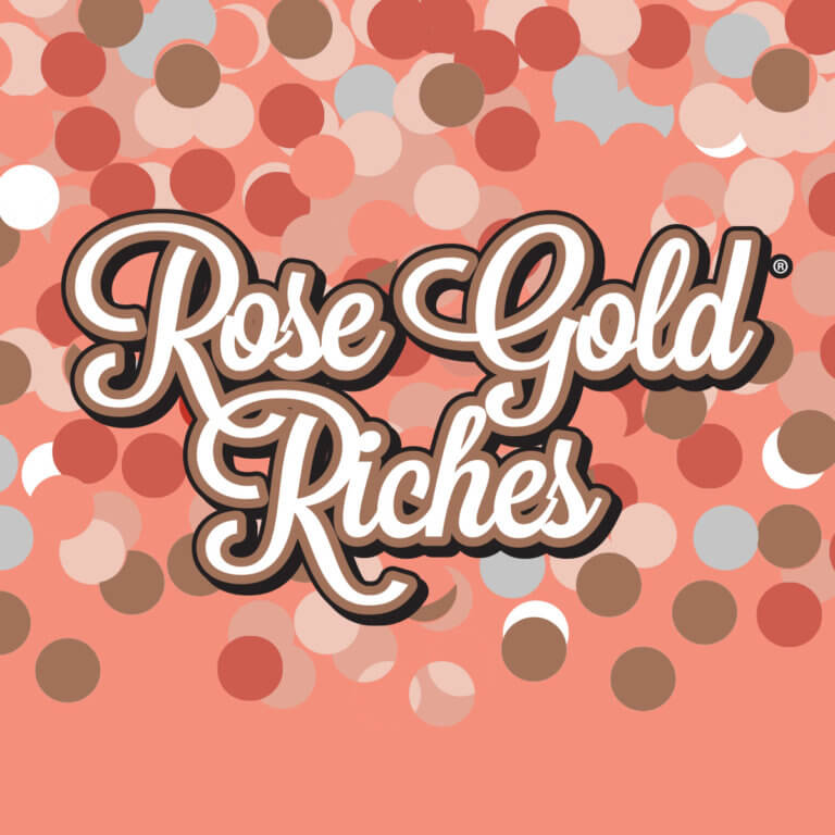 Rose Gold Riches Game Tile