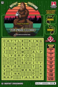 Bigfoot Crossword Front
