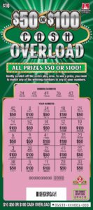 $50 or $100 Cash Overload Scratch-it uncovered