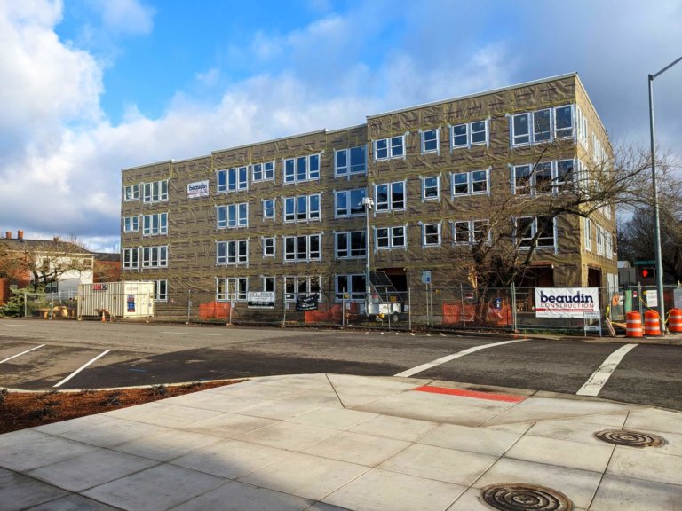 Courtney Place veterans' housing in Salem under construction