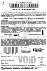 Country Crossword Back
