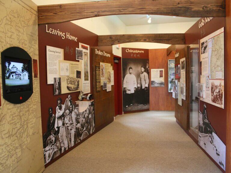 Exhibits at Kam Wah Chung Visitor Center