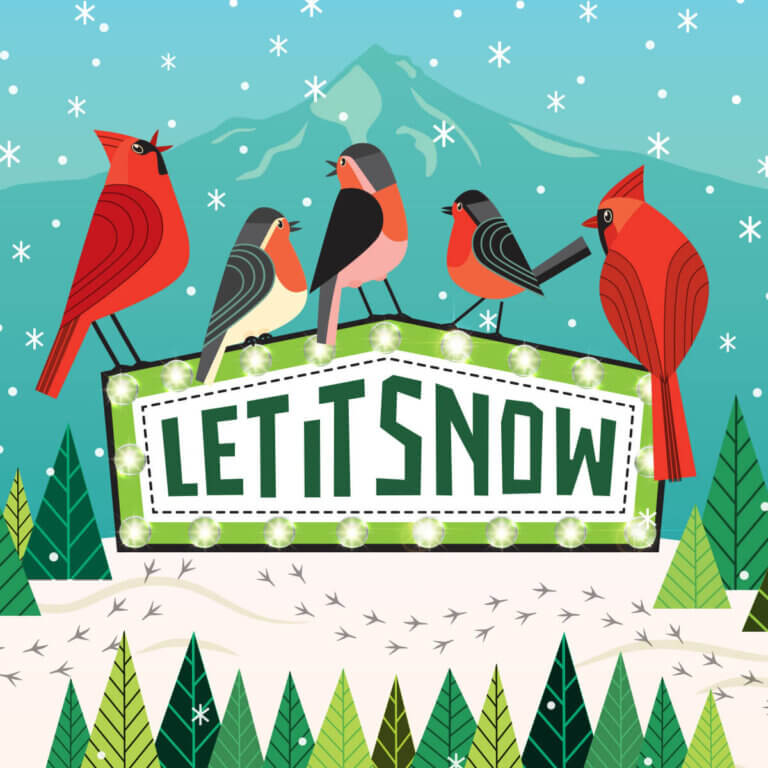 Let It Snow Tile