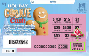 Holiday Cookie Cash Scratched