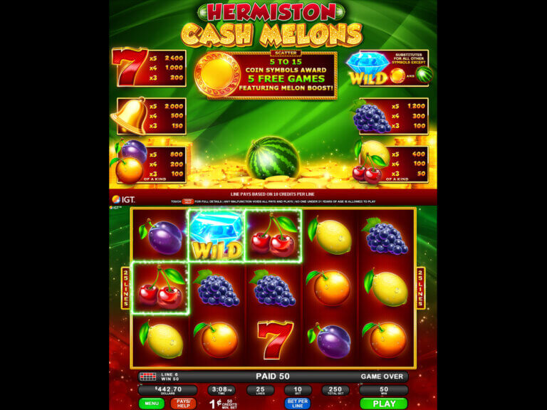 Hermiston Cash Melons sample screen