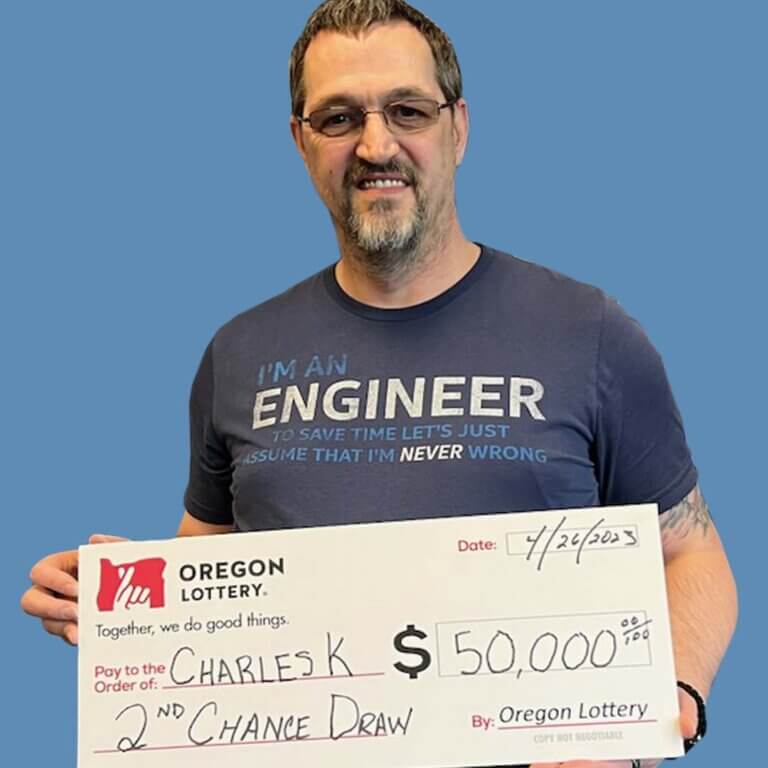 Second Chance winner Charles K.