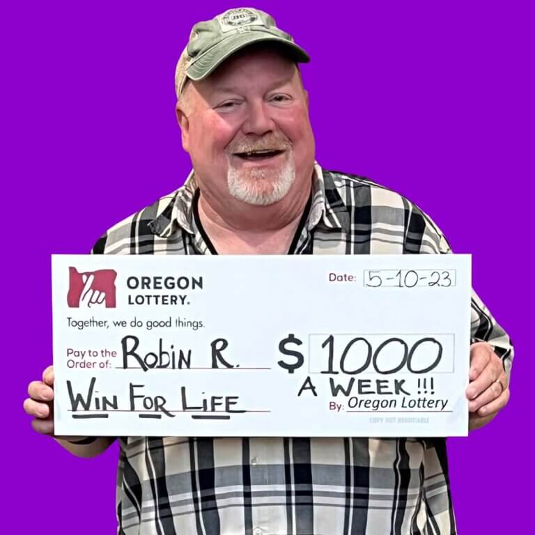 Robin R., Win-for-Life jackpot winner