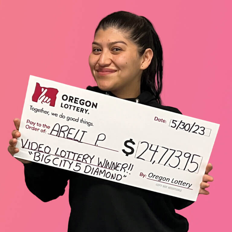 Video Lottery winner Areli P.