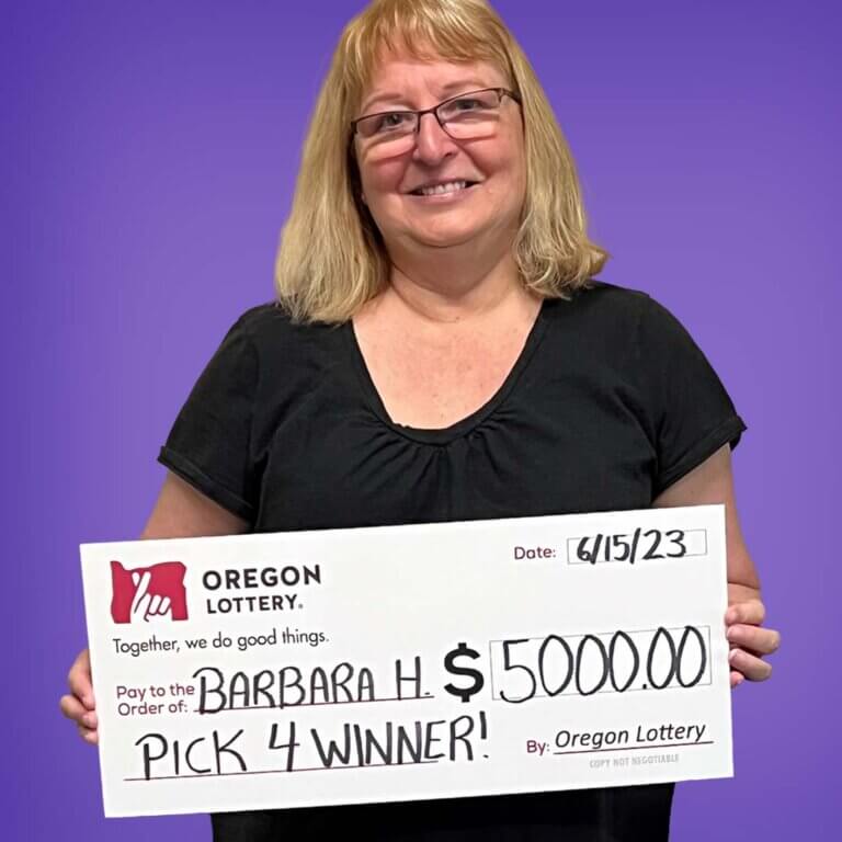 Pick 4 winner Barbara H.