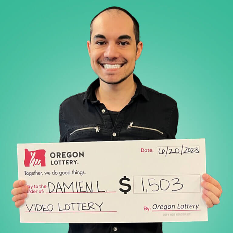 Video Lottery winner Damien L.