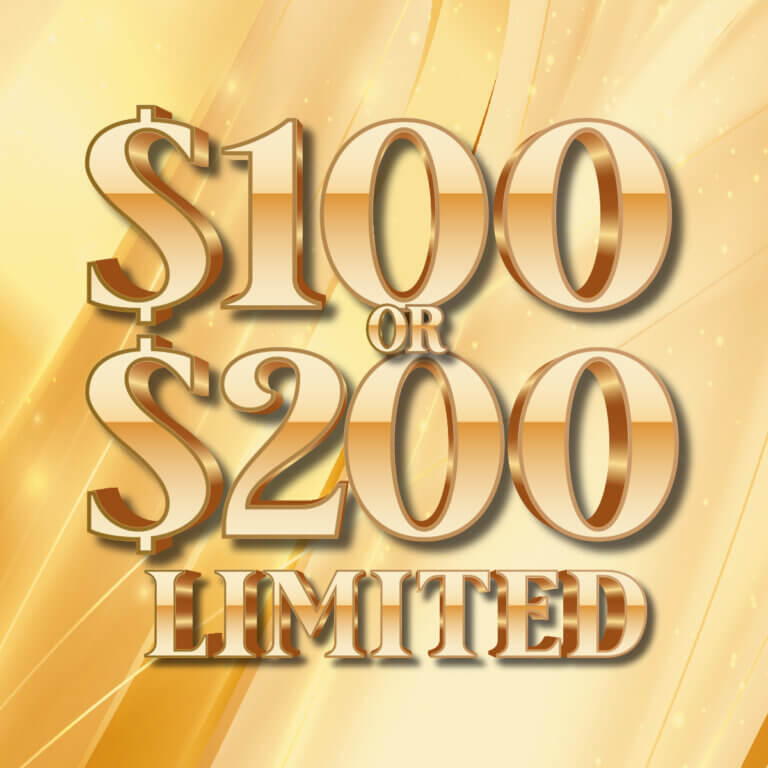 $100 or $200 Limited tile